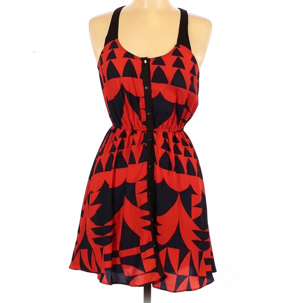 silence + noise Causual Sleeveless Button down dress